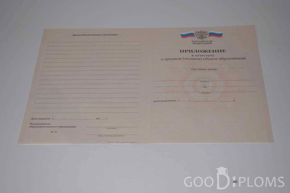 Приложение к Аттестату За 11 Класс период выдачи 2008-2009 -  Винницу