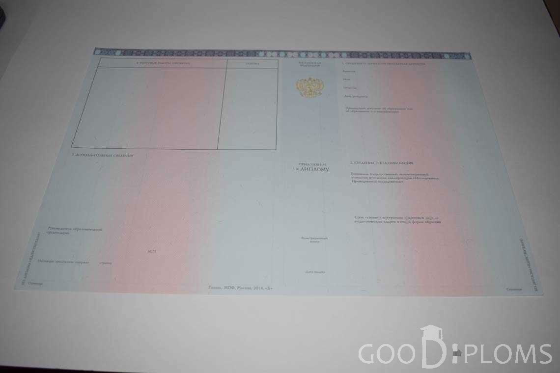 Приложение к Диплому Адъюнктуры период выдачи 2014-2020 -  Винницу