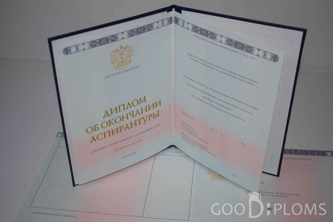 Диплом Аспирантуры период выдачи 2014-2020 -  Винницу