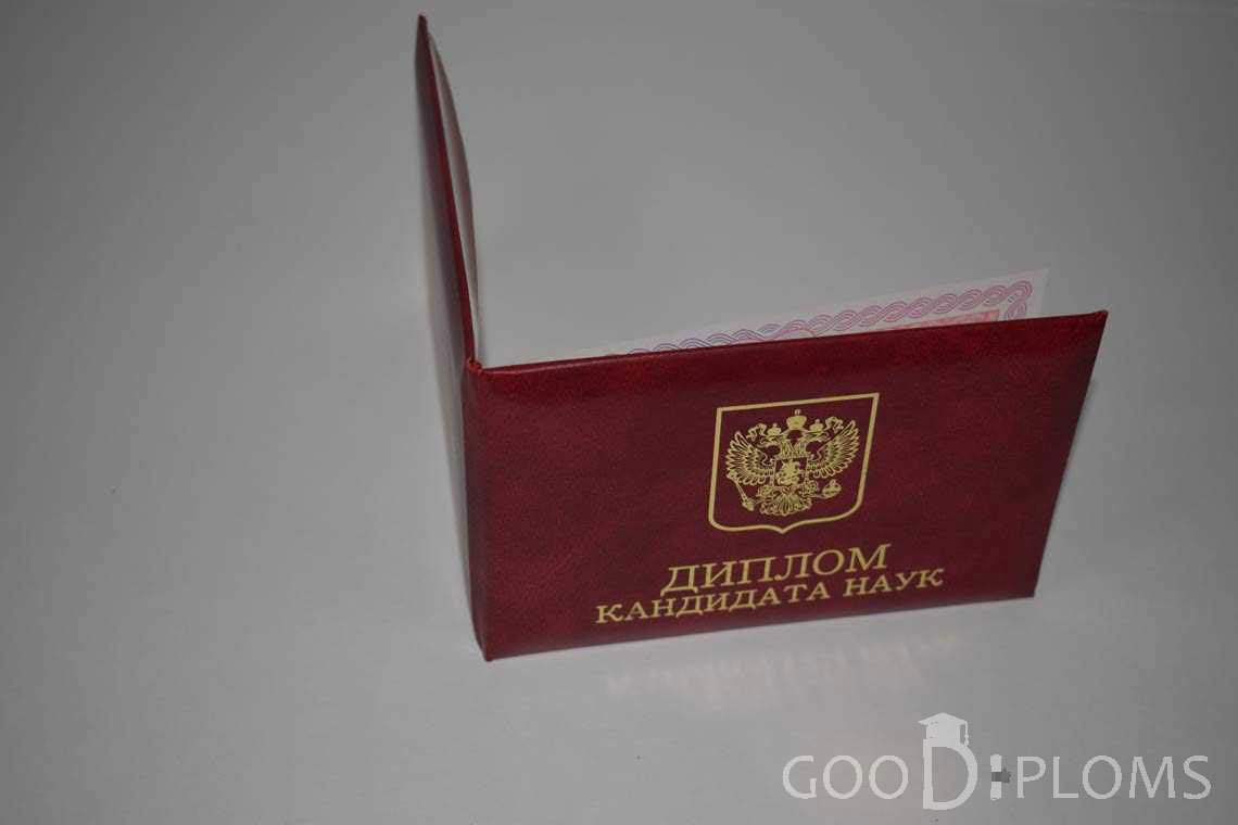 Диплом Кандидата Наук - Обратная Сторона период выдачи 2013-2016 -  Винницу