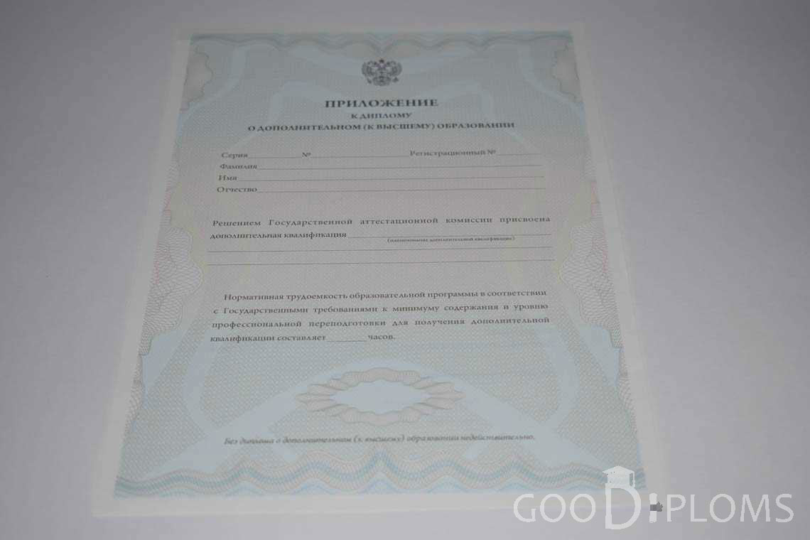 Приложение к Диплому МВА период выдачи 2011-2020 -  Винницу