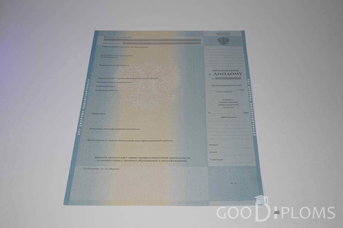 Приложение к Диплому Магистра период c 2011 по 2013 год - Винницу