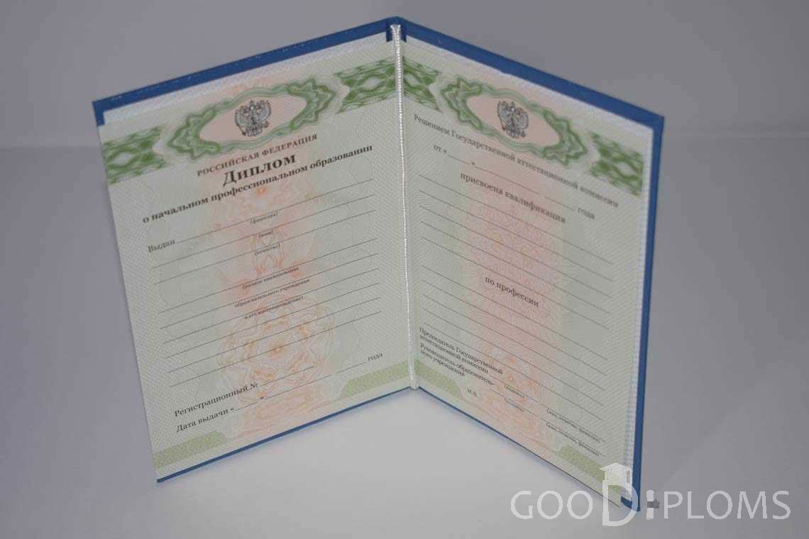 Диплом Училища период выдачи 2011-2020  -  Винницу