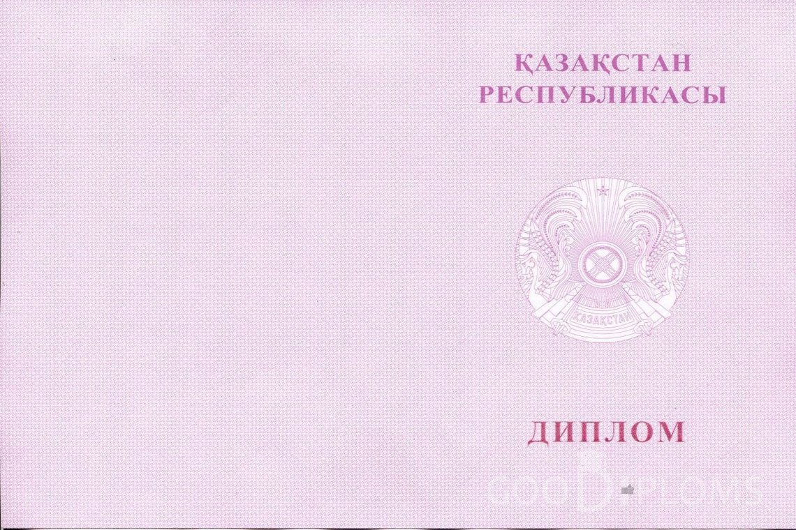 Казахский диплом техникума с отличием - Обратная сторона- Винницу