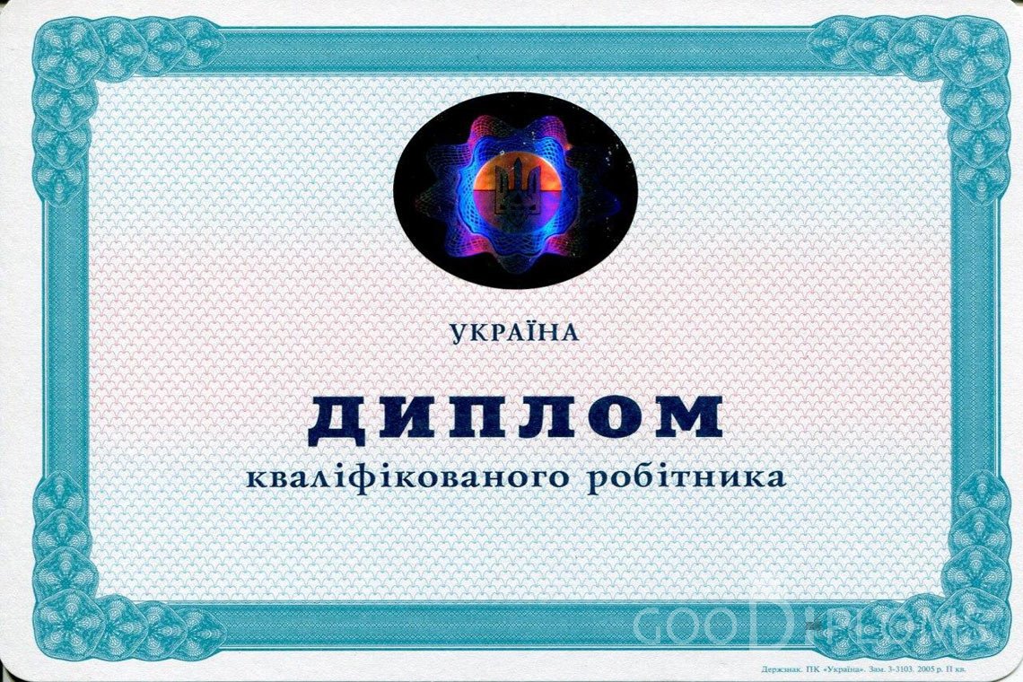 Украинский диплом пту - Винницу