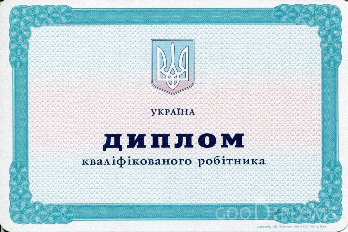 Украинский диплом пту - Винницу